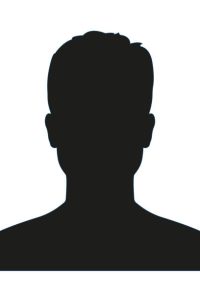 Man avatar profile. Male face silhouette or icon isolated on white background. Vector illustration.